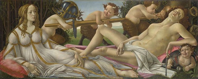 Botticelli Venus and Mars