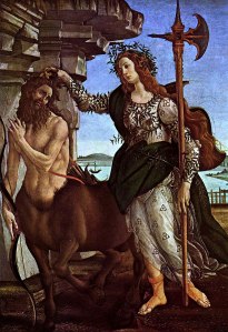 Botticelli Pallas and Centaur