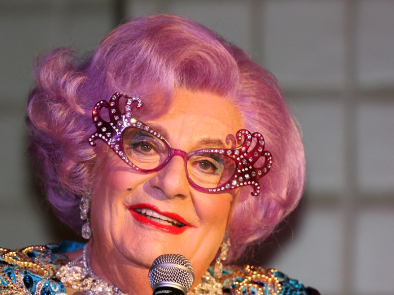 Housewife to Megastar: the man behind Dame Edna’s face furniture  