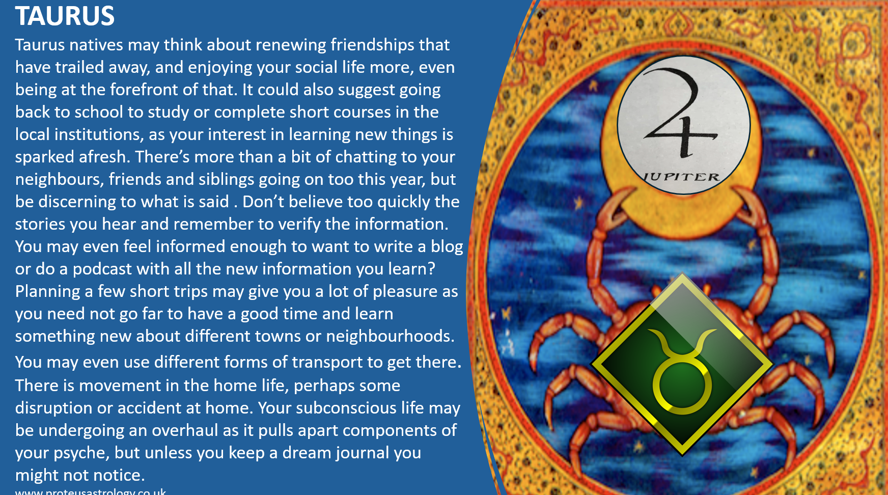 Taurus forecast 