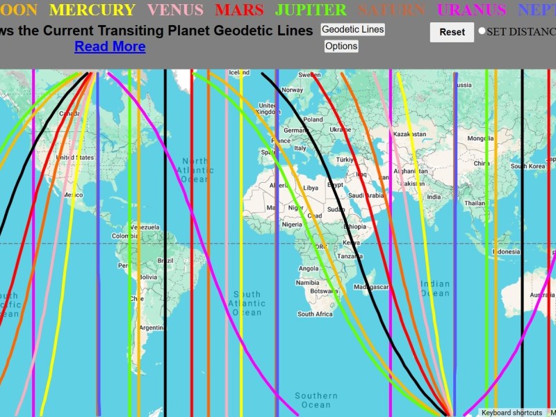 The World is your Oyster: The Allure of Travel Using Astro-Cartography