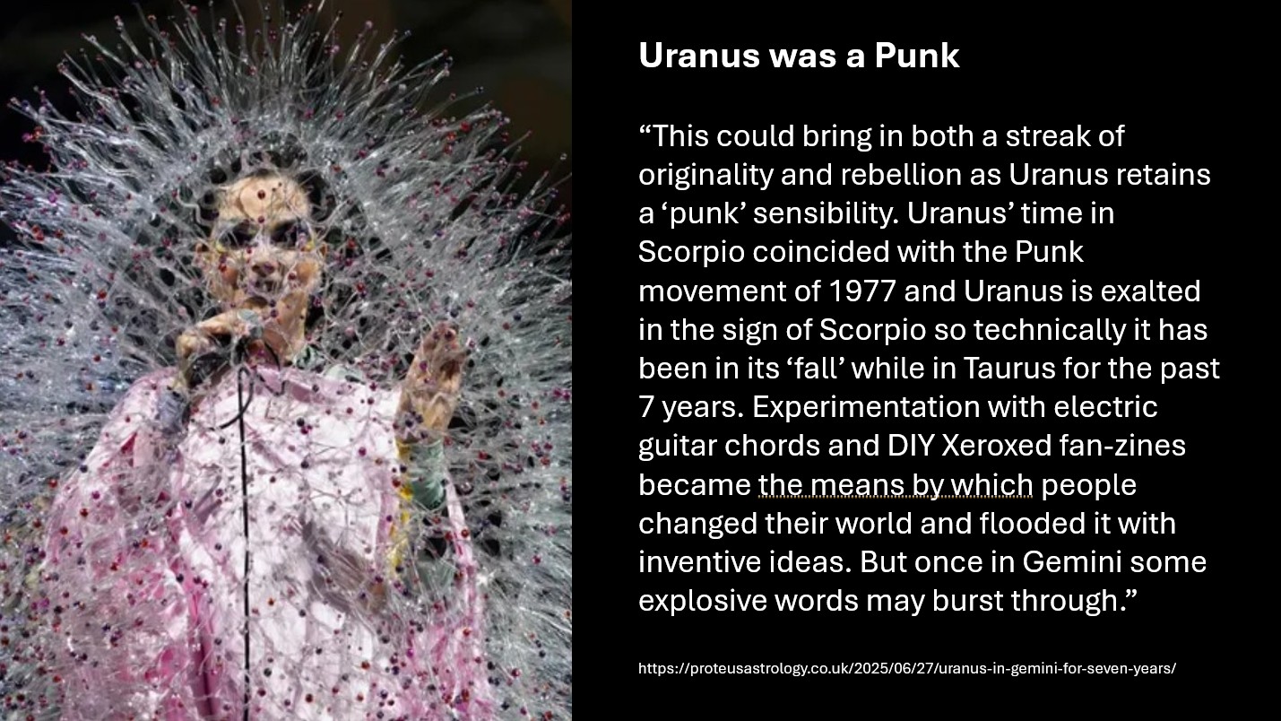 Uranus was a Punk