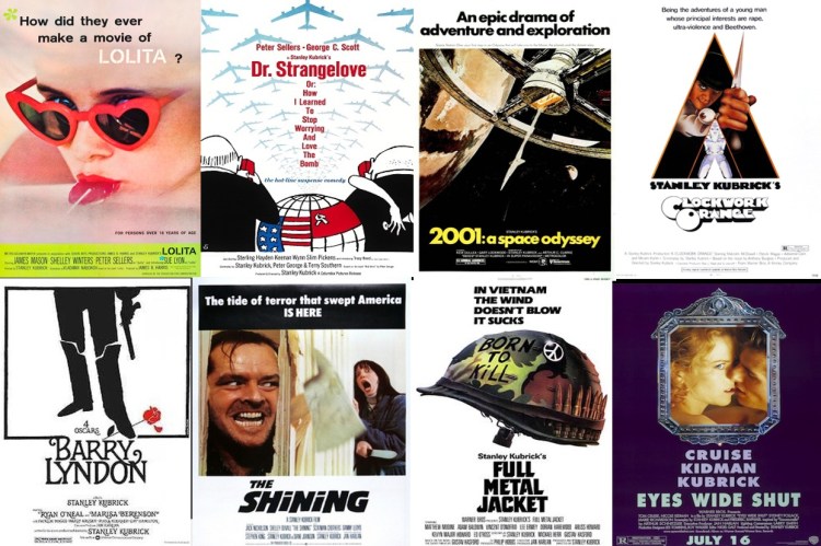 Kubrick's films from Lolita to Eyes Wide Shut